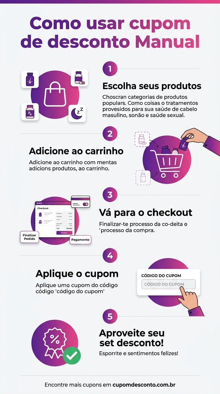Como usar cupom de desconto Manual Como usar cupom Manual — guia passo a passo