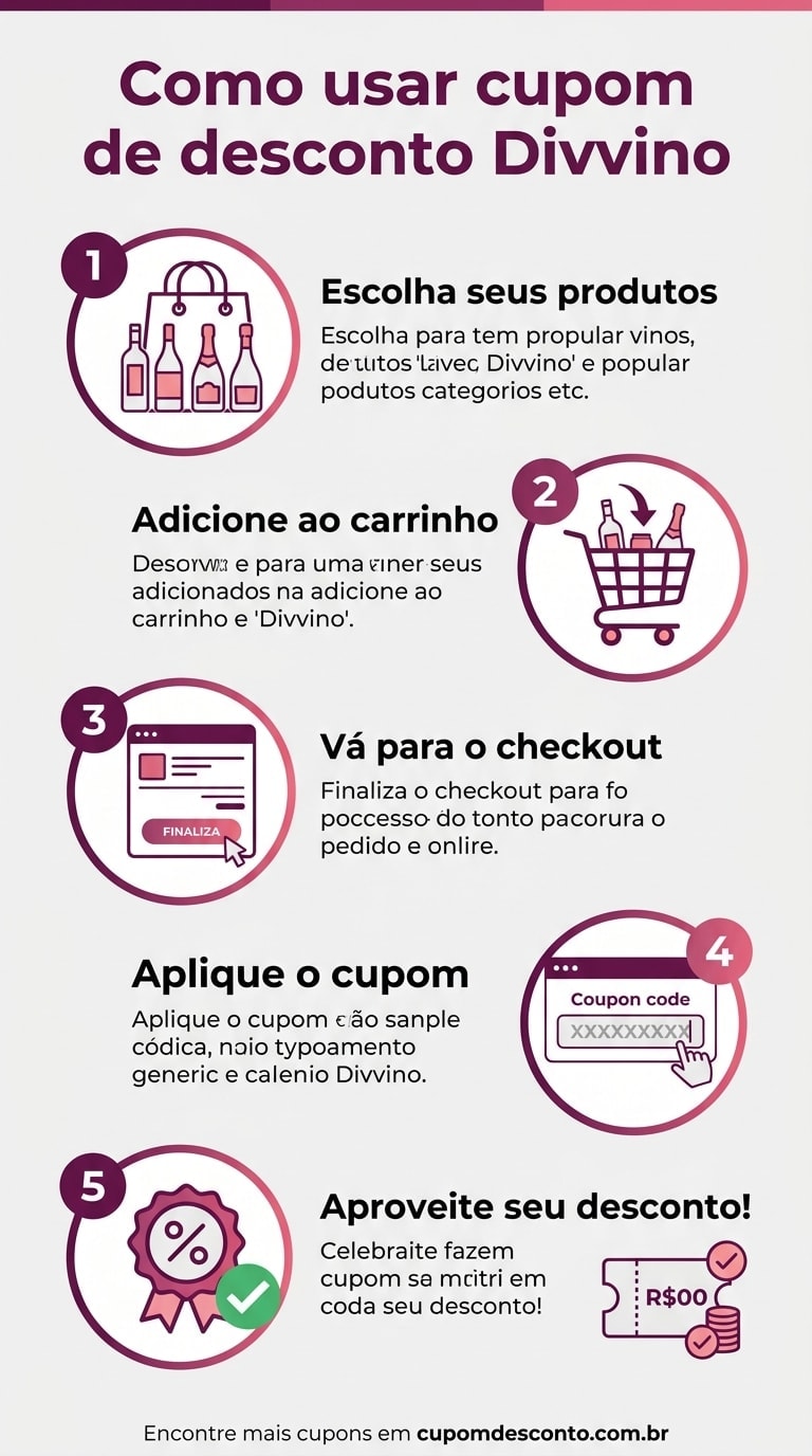 Como usar cupom de desconto Divvino Como usar cupom Divvino — guia passo a passo