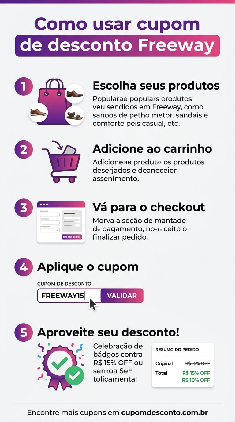 Como usar cupom de desconto Freeway Como usar cupom Freeway — guia passo a passo